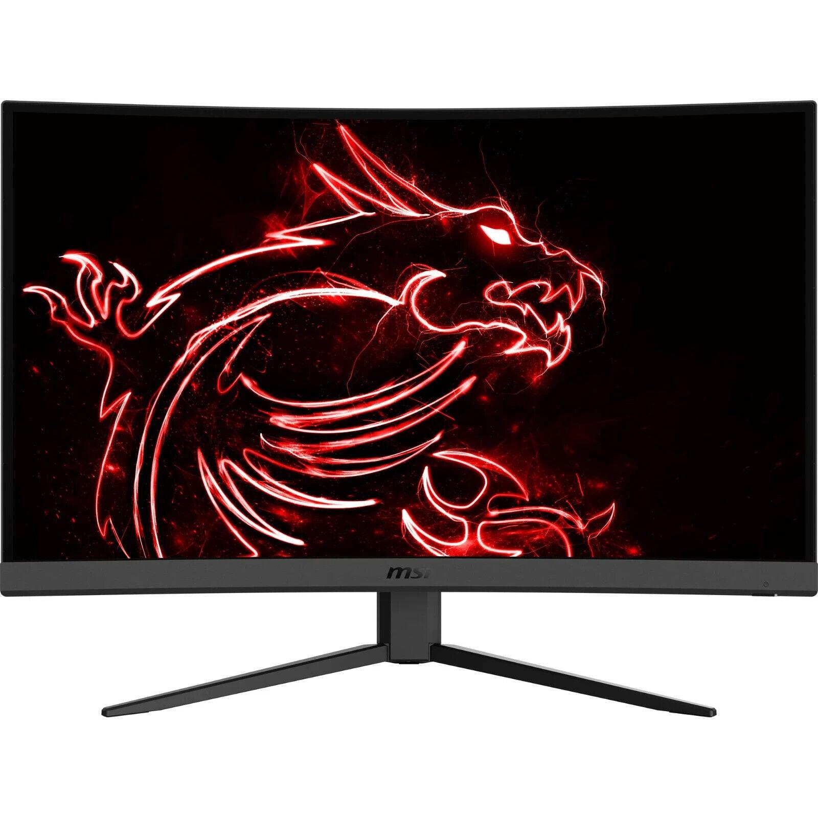 MSI Optix G32C4W 31.5" Widescreen Curved Gaming Monitor 165 Hz 1500R 3DA6, Black