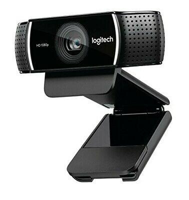 Logitech - 1080p Pro Stream Webcam, Black