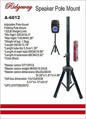 Ridgeway A-6012 Adjustable Speaker Pole Mount Tripod Stand Maximum Hight 115cm