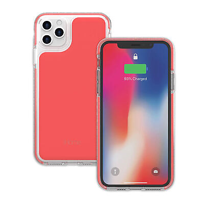 iHome iPhone 11 Pro Max Phone Case: Premium Silicone, Lightweight, Coral