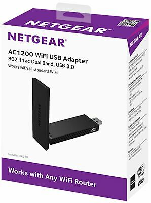 Netgear A6210 AC1200 WiFi USB Adapter 802.11 ac Dual Band USB 3.0