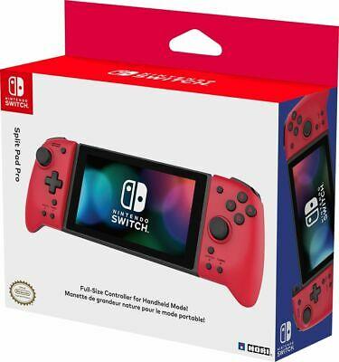 Hori Nintendo Switch Split Pad Pro (Red) Ergonomic Controller for Handheld Mode