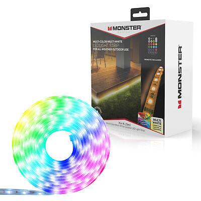 Monster Basics Multi-Color/Multi-White LED Light Strip - All-Weather Outdoor Use