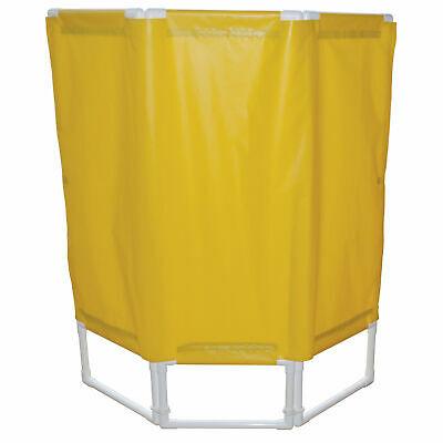 MJM Int. Three Panel Portable Privacy Screen Room Divider Partition, Yellow