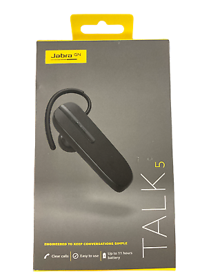Jabra Talk 5 OTE9 Bluetooth Headset, Black (Talk Only - No Media)