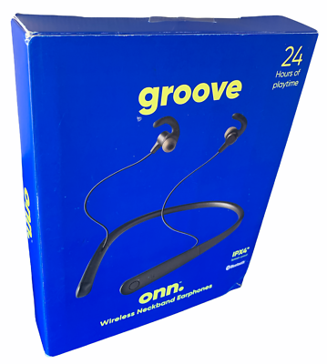 Groove Onn 100002892 Bluetooth in-Ear Wireless Neckband Earphones GB