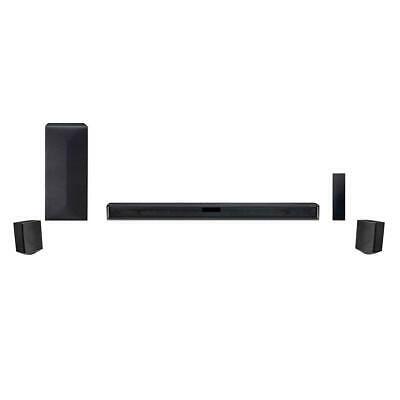 LG SNC4R 4.1 Channel Soundbar with Surround Sound Speakers, Black GA