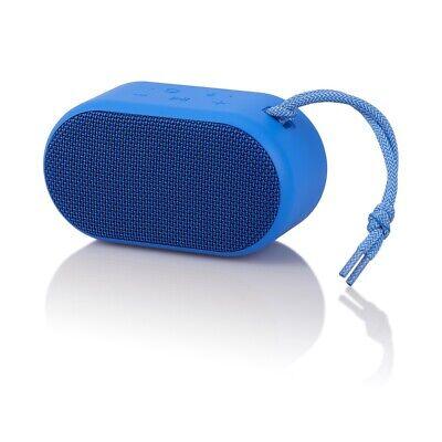 Onn AAABLU100006839 Small Rugged Portable Bluetooth Speaker, Cobalt