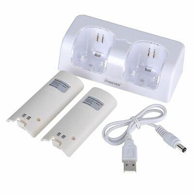 Insten Dual Controller Docking Station, Rechargeable Batteries Nintedo Wii/Wii U