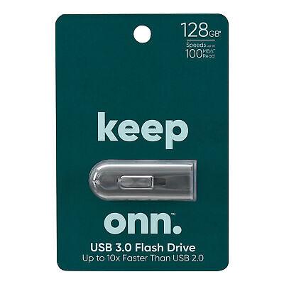 Onn 100003560 Usb 3.0 Flash Drive, 128 GB Capacity GA