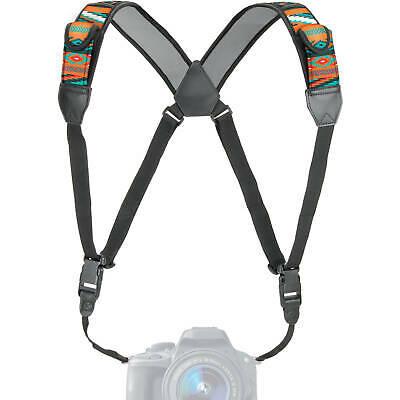 USA Gear Camera Strap Chest Harness w/ Southwest Neoprene & Accessory Pockets