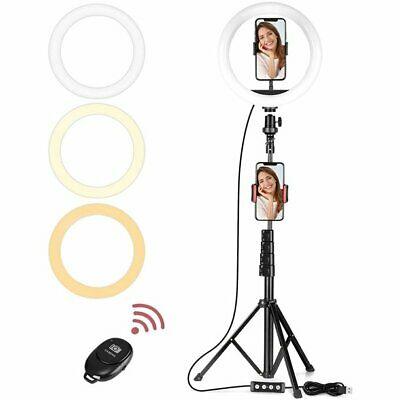 Vabogu Ring01 Selfie Ring Light, 10 Inch Lights 120 LED Bulbs