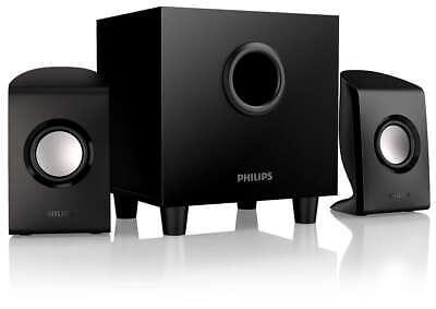 Philips Multimedia Speakers 2.1 W/ Subwoofer Model SPA1330/37 Computer 3.5mm