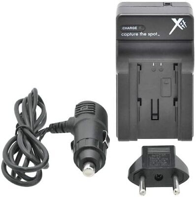 Xit XTCHENEL20 AC/DC Turbo Travel Battery Charger for Nikon EN-EL20 (Black) GA
