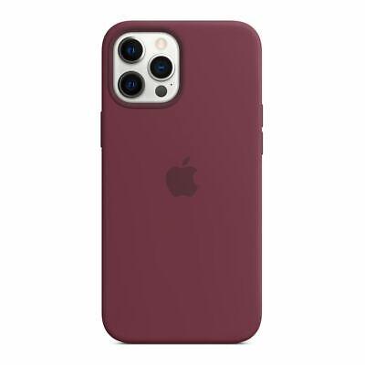 Apple MHLA3ZM/A iPhone 12 Pro Max Silicone Case with MagSafe - Plum GA - Raastadeals