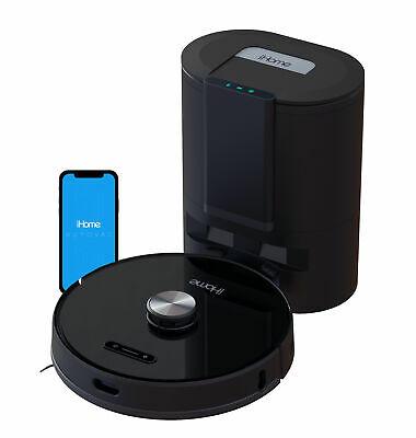 iHome iHRV6-BLK AutoVac Nova Self Empty Robot Vacuum & Mop