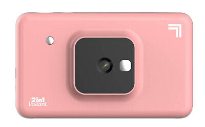 Sharper Image SIC210-PK Instant Print Camera 2.1 x 3.4" Print 4Pass Tech Pink GA