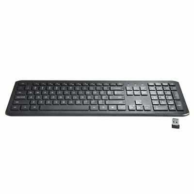 Surf Onn Wireless Silent Full-size Keyboard for PC and Mac, 106 Keys