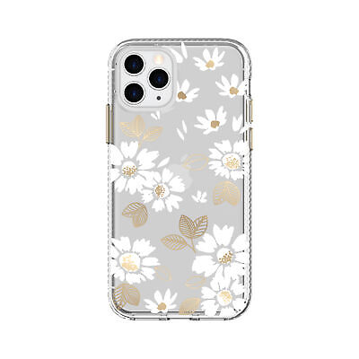 Fellowes iPhone 12 Pro Max Fashion Phone Case, Clear White Floral / Flowers