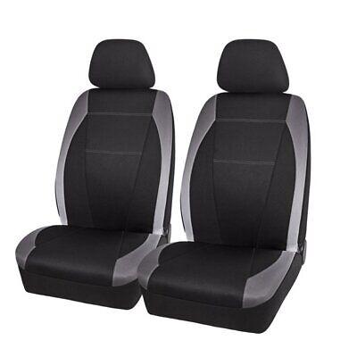 AutoDrive SC1710G-1 2-Pack Seat Covers Grey Wetsuit, Universal Fit