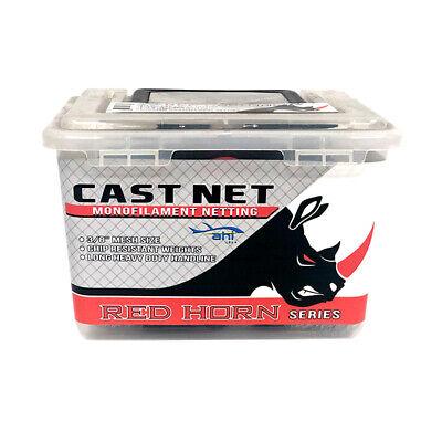 Ahi USA 20 Series Cast Net 6', 3/8" Mesh Monofilament Netting