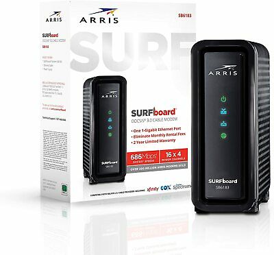 ARRIS (16x4) SURFboard DOCSIS 3.0 Cable Modem. Approved on Xfinity Comcast