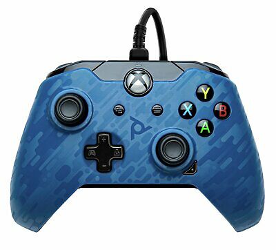 PDP Stealth Series Wired Controller for Xbox One/X/S and PC - Revenant Blue