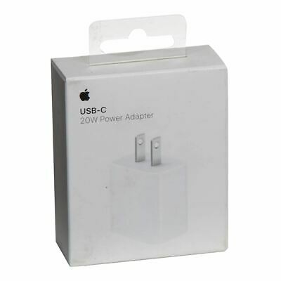 Apple 20W USB-C Power Adapter Brick Supply, White - GA