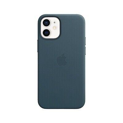 Apple iPhone 12 mini Leather Case MHK83ZM/A Baltic Blue