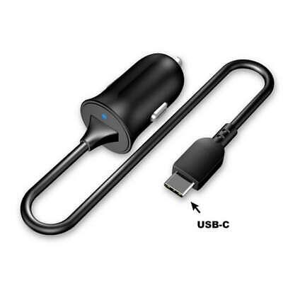 2.4A Car Charger with Built-In USB-C Cable