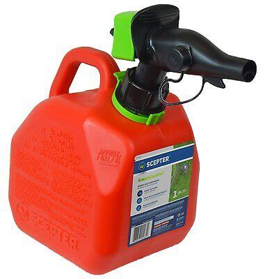 Scepter FR1G101 Smart Control Gas Can 1 Gal. Capacity, Red