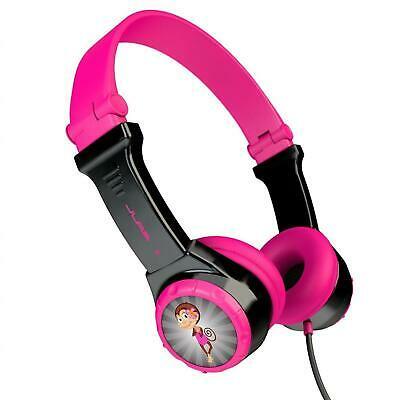 JLab JK2-BLKPNK-RTL JBuddies Folding Kids Headphones - Black/Pink