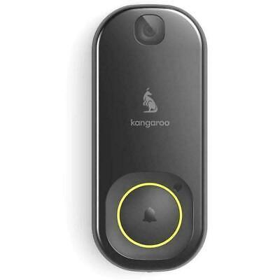 Kangaroo Doorbell Camera & Chime, Black Monitor w/ Phone App - No Accessories