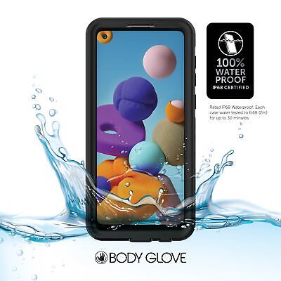 Fellowes Body Glove Black Tidal Waterproof Phone Case for Samsung Galaxy A21