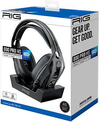 RIG 10-1174-01 800 PRO HS Marathon Wireless Gaming Headset For PlayStation Black