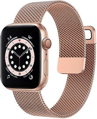 Stainless Steel Mesh Band for 38mm/40mm Apple Watch (Gold)