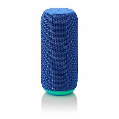 Onn Aaablu100006889 Medium Rugged Bluetooth Speaker W/ Led Lighting, Cobalt