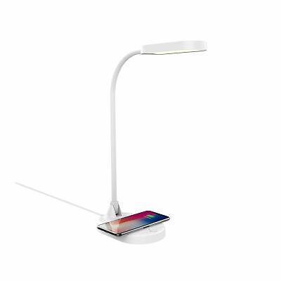 ONN L3TWC243-CS-R-US LED Wireless Charging Lamp, White