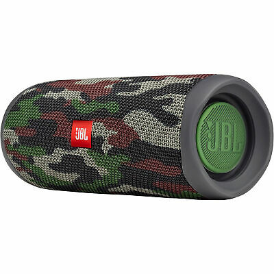 JBL JBLFLIP5SQUADAM Flip5 Waterproof Portable Bluetooth Speaker Squad Camo, GA