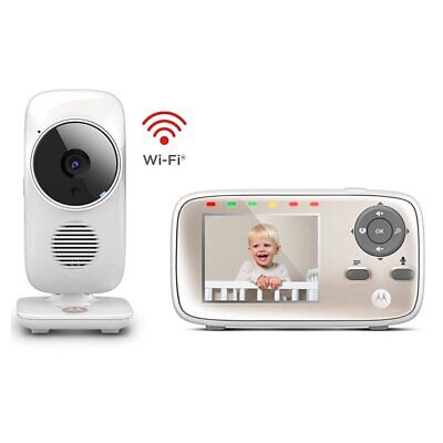 Motorola Wi-Fi Video Baby Monitor Camera, Two-Way Audio, WiFi, Room Temperature