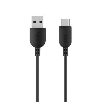 Onn 3' USB-C to USB Cable, Black