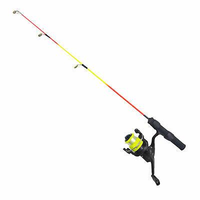 HT XCO-25MSC Neon Ext Medium Light Rod and Reel Combo, Orange/Chartreuse, 25in