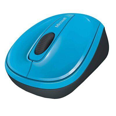 Microsoft Wireless Mobile Mouse 3500 - Cyan Blue, GMF00273