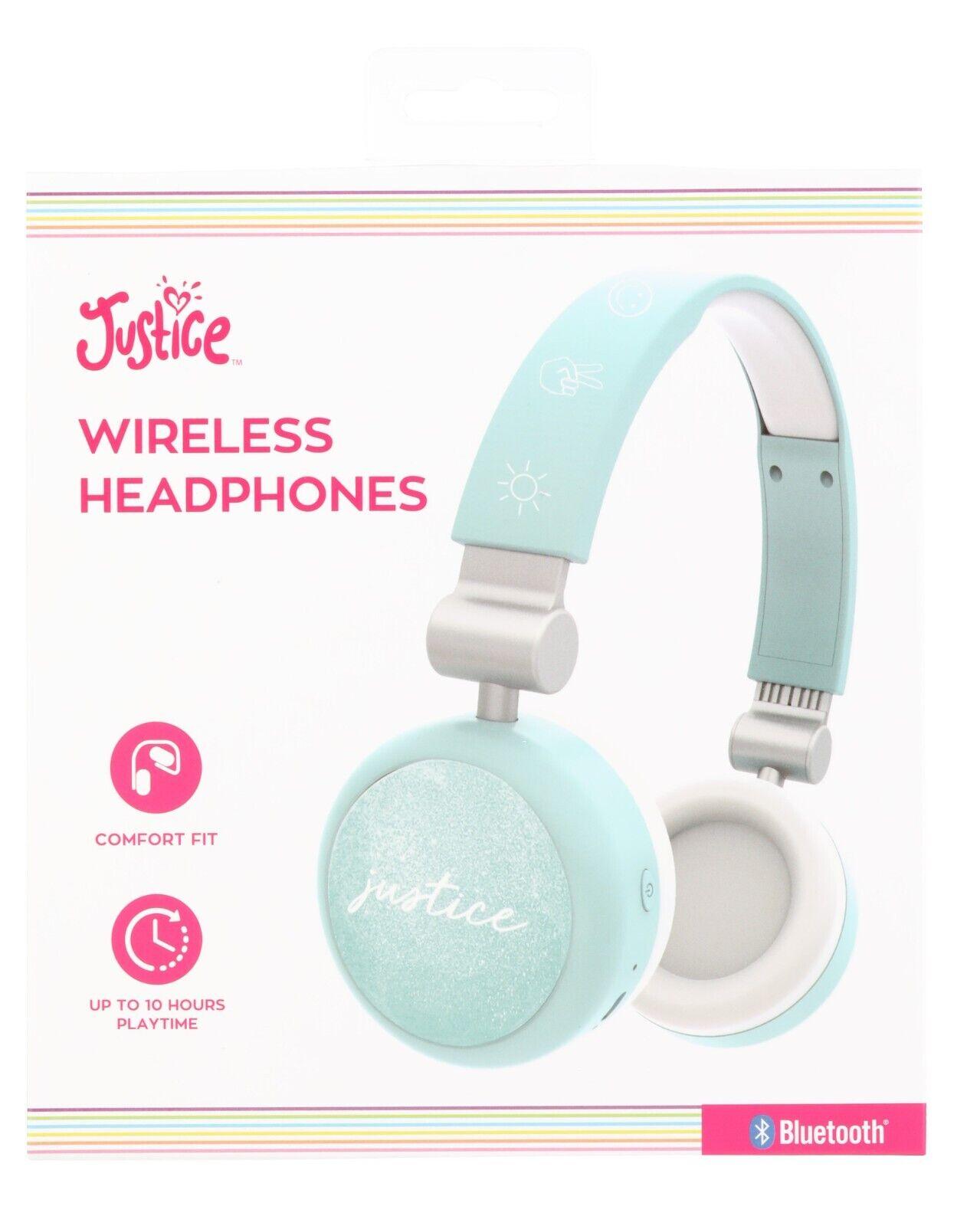 Justice Wireless Headphones, Comfort Fit. Up To 10 Hrs Of Playtime JUSHP01-LBLU