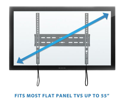 Mount-it! MI9905X Low Profile Fixed Wall TV Mount Bracket Kit For 32"-55" TVs