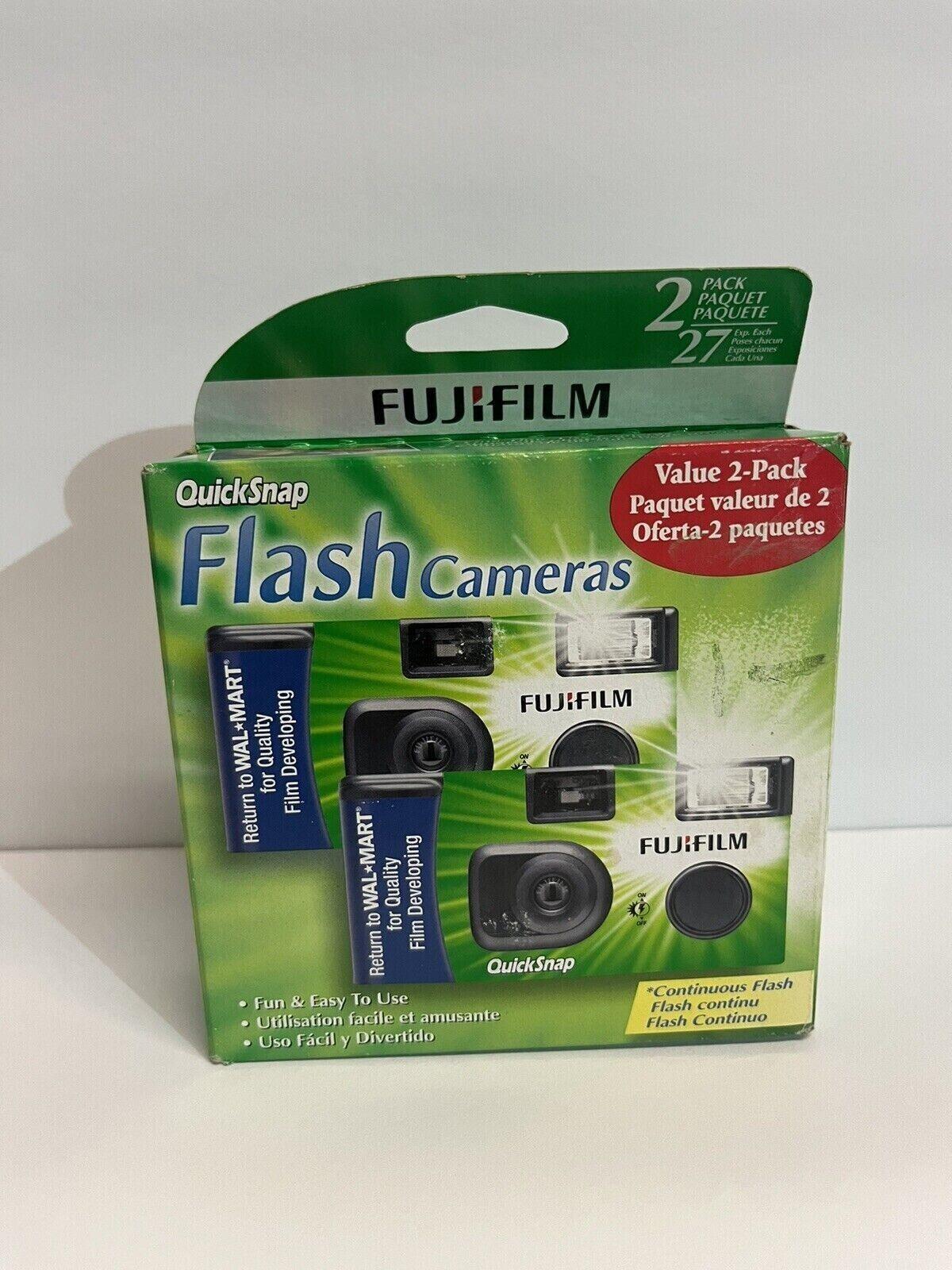 Fujifilm QuickSnap One Time Use 35mm Camera with Flash, 2 Pack Exp: 04/2022