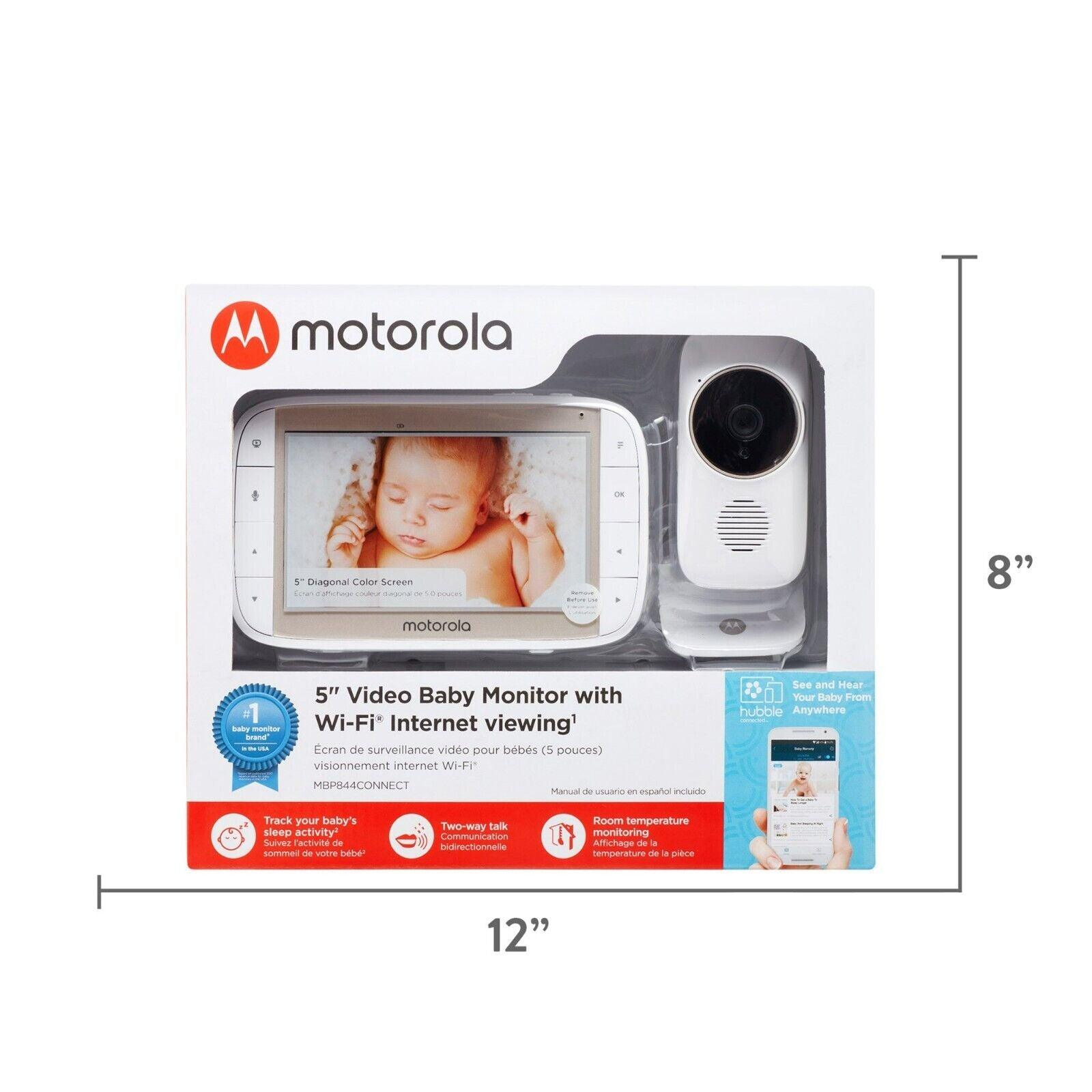 Motorola 5" Video Baby Monitor Camera w/ Wi-Fi Internet Viewing - MBP844 Connect