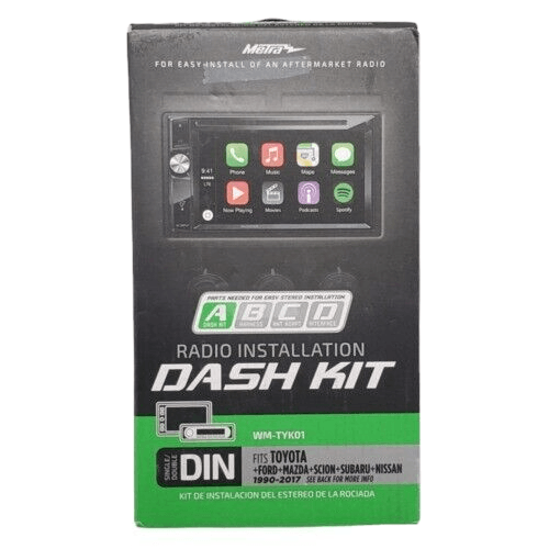 Metra Radio Installation Dash Kit for Toyota Ford Mazda Scion Subaru Nissan