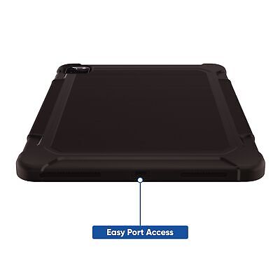 Onn 100043525 Slim Rugged Gel Case for iPad Pro 11'' Screen - Black