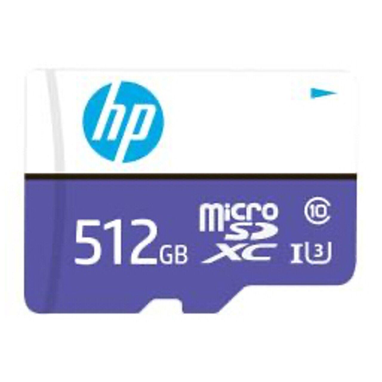 HP mx330 512 GB Class 10/UHS-I (U3) microSDXC